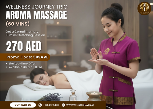 Aroma massage in jvc