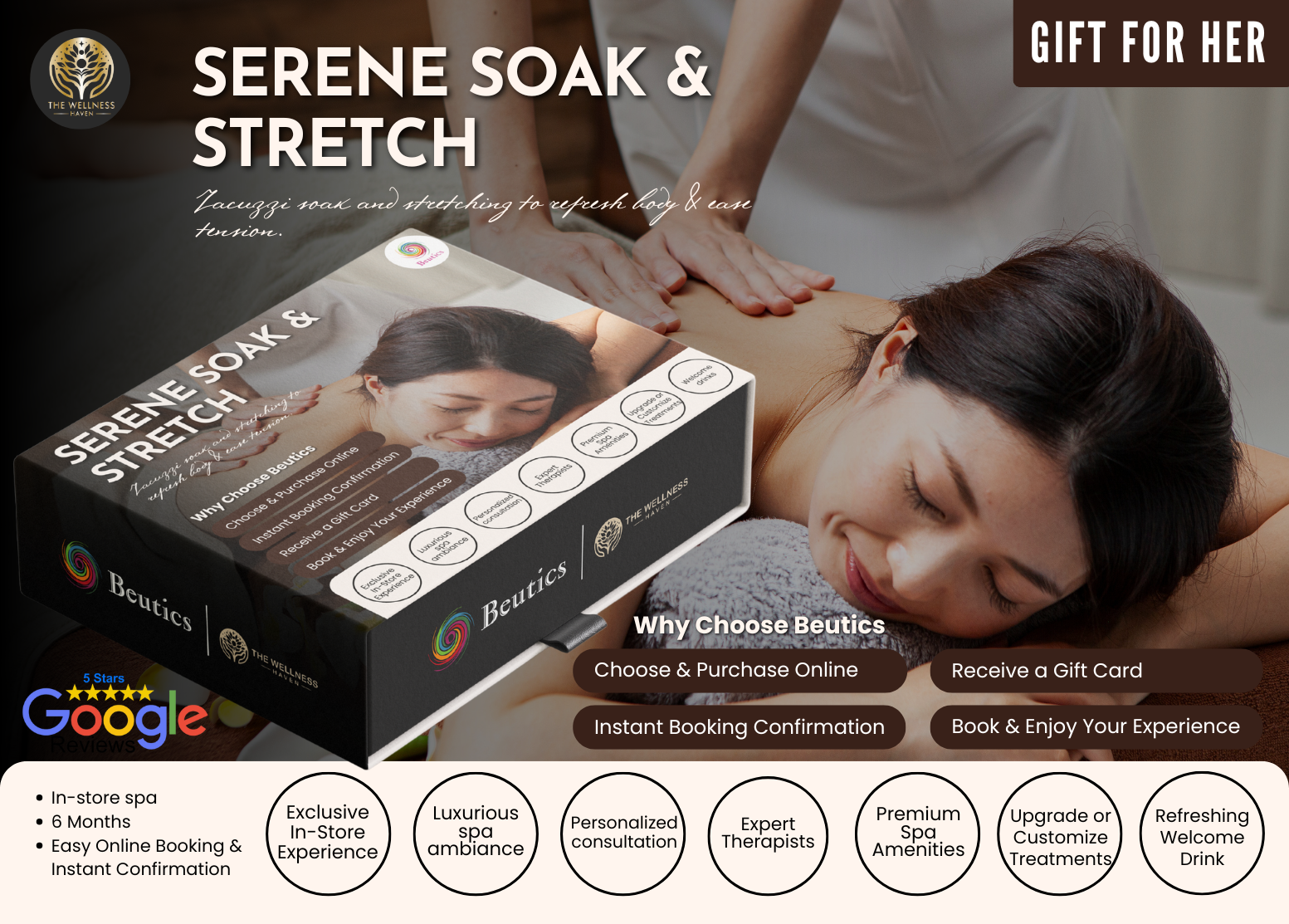Serene Soak & Stretch at Wellness Haven Spa