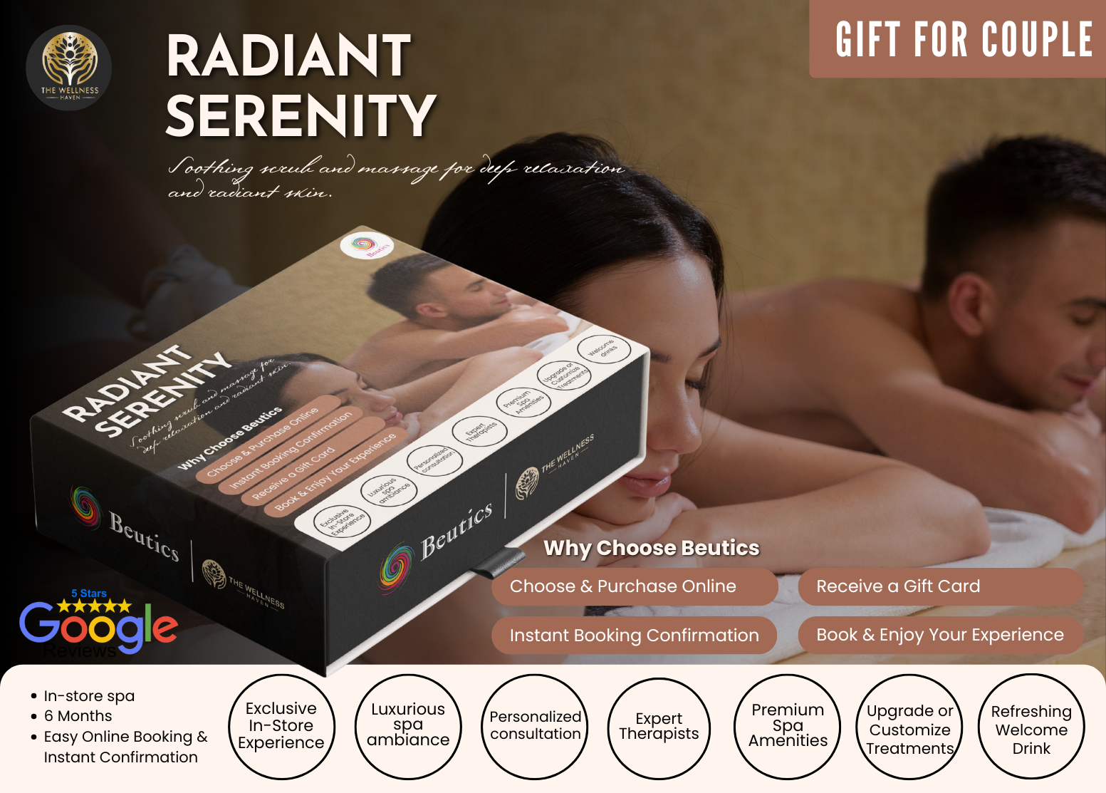 Radiant Serenity spa experience at Wellness Haven