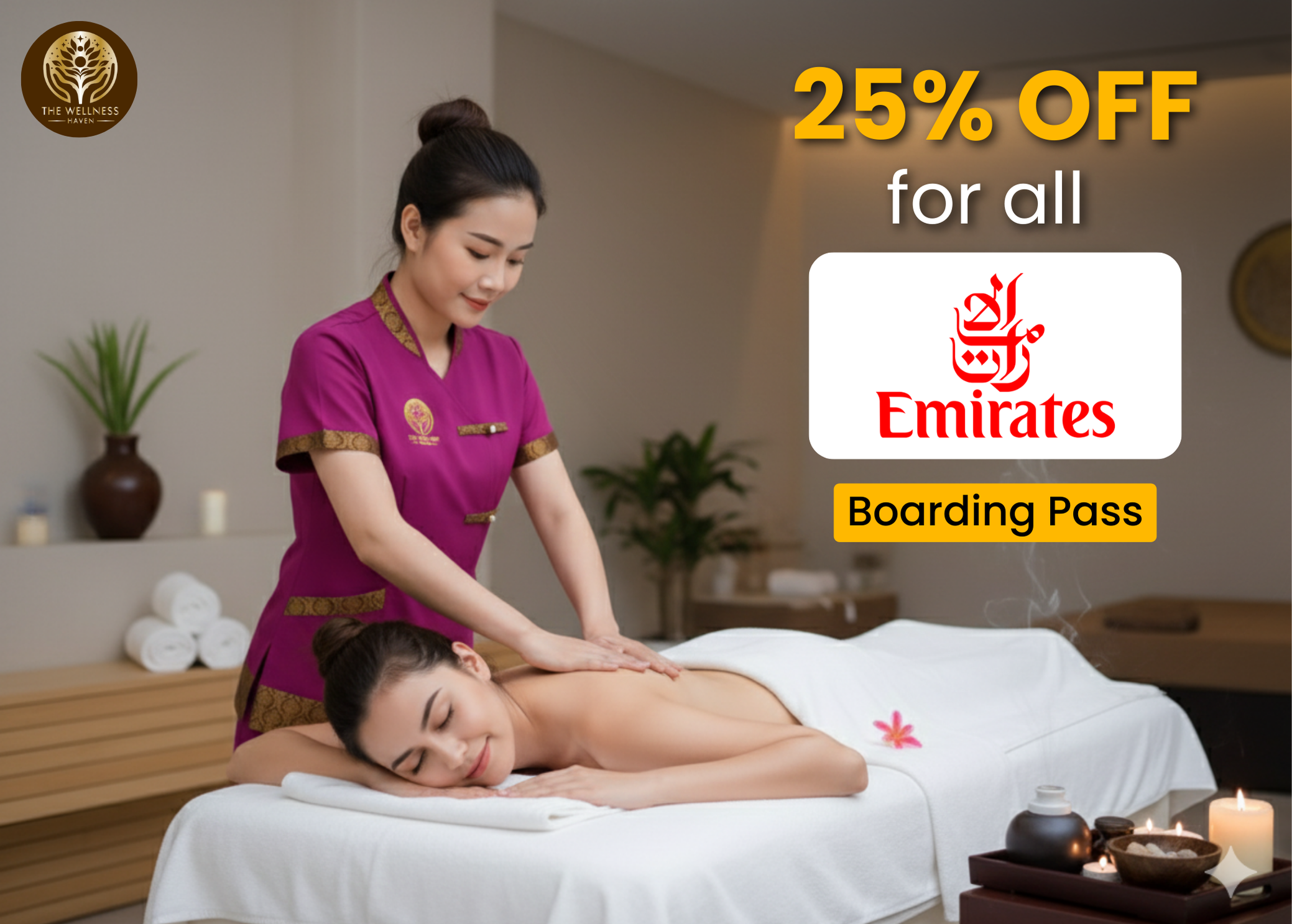 25% Off with Emirates Boarding Pass