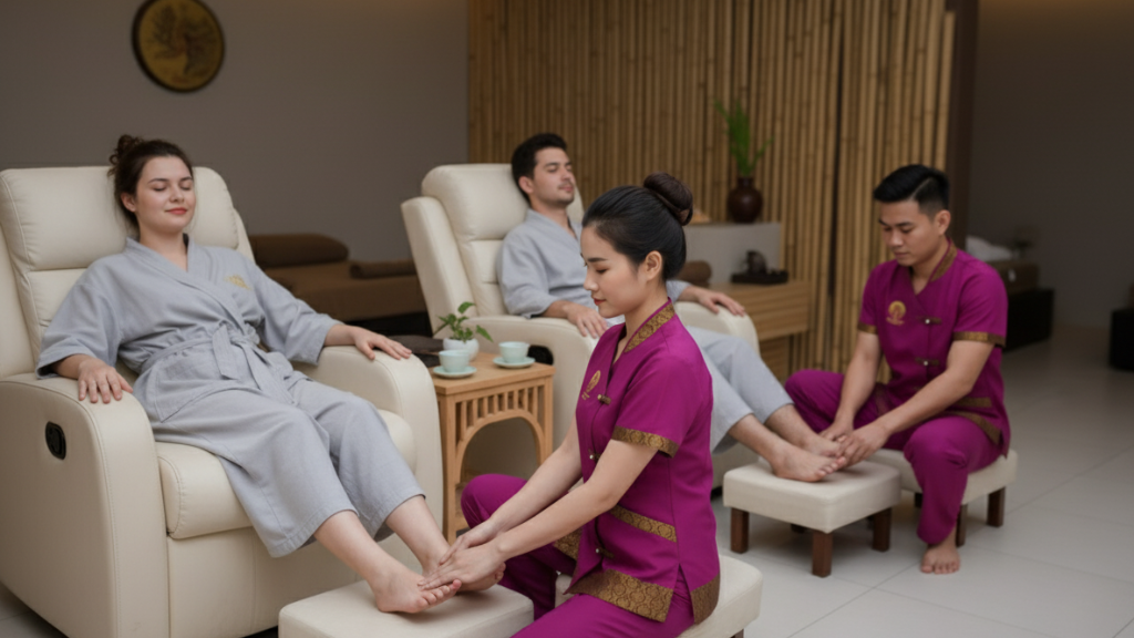Couple Foot Reflexology JVC - Wellness Haven​