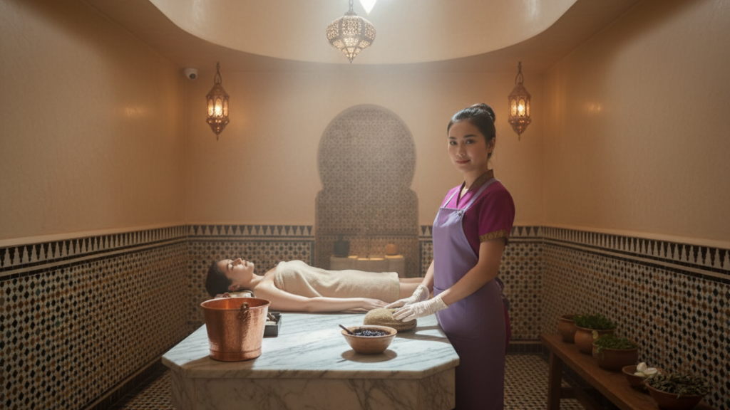 Moroccan bath JVC - Wellness Haven