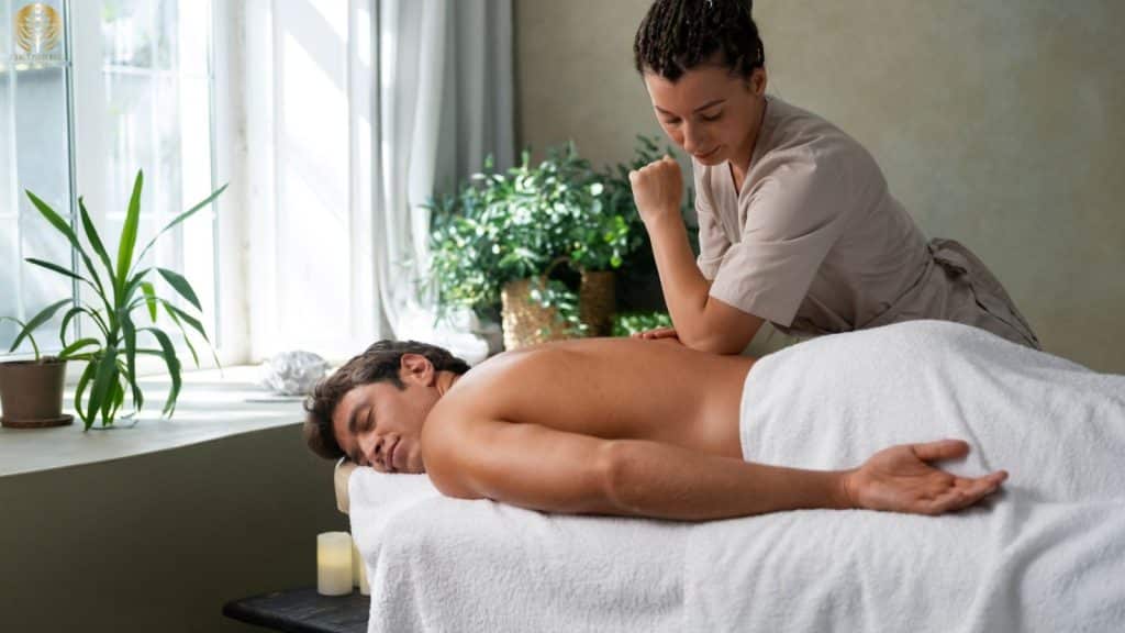 Professional luxury massage in Dubai session