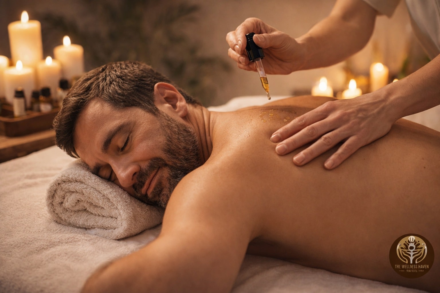Relaxing aromatherapy massage in JVC Dubai spa