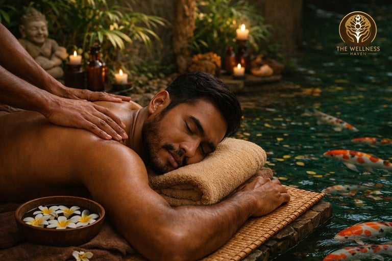 Balinese massage in JVC Dubai therapy session