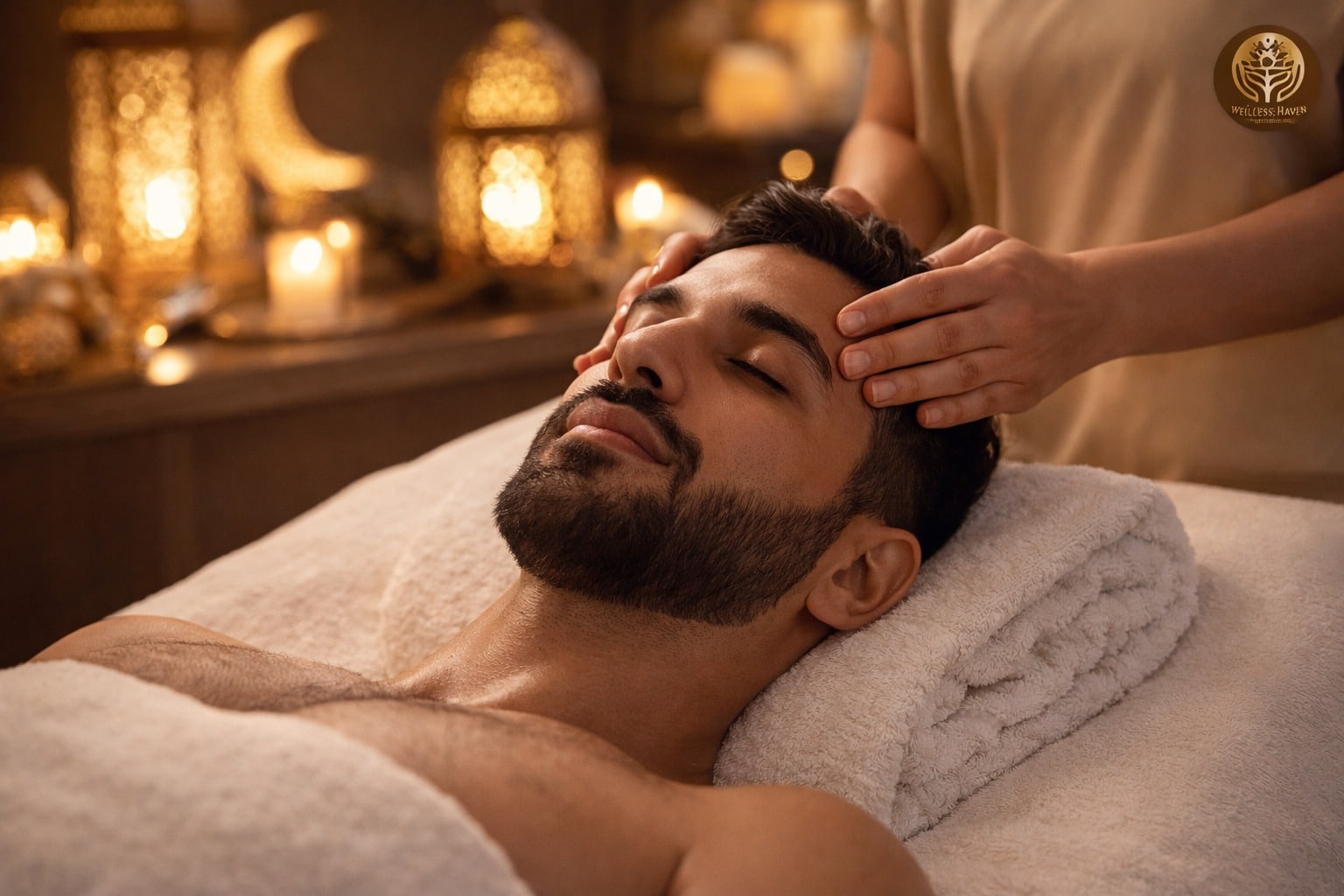 Premium luxury massage & spa Dubai wellness treatment room