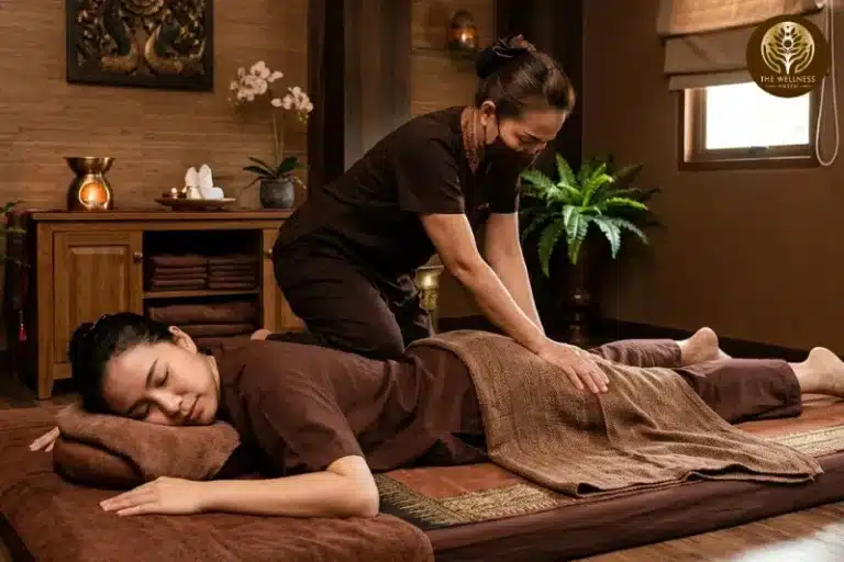 Professional massage therapy at Wellness Haven Spa in JVC Dubai