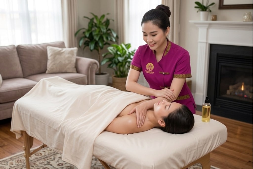 Home massage in Business Bay Dubai — certified therapist at your door